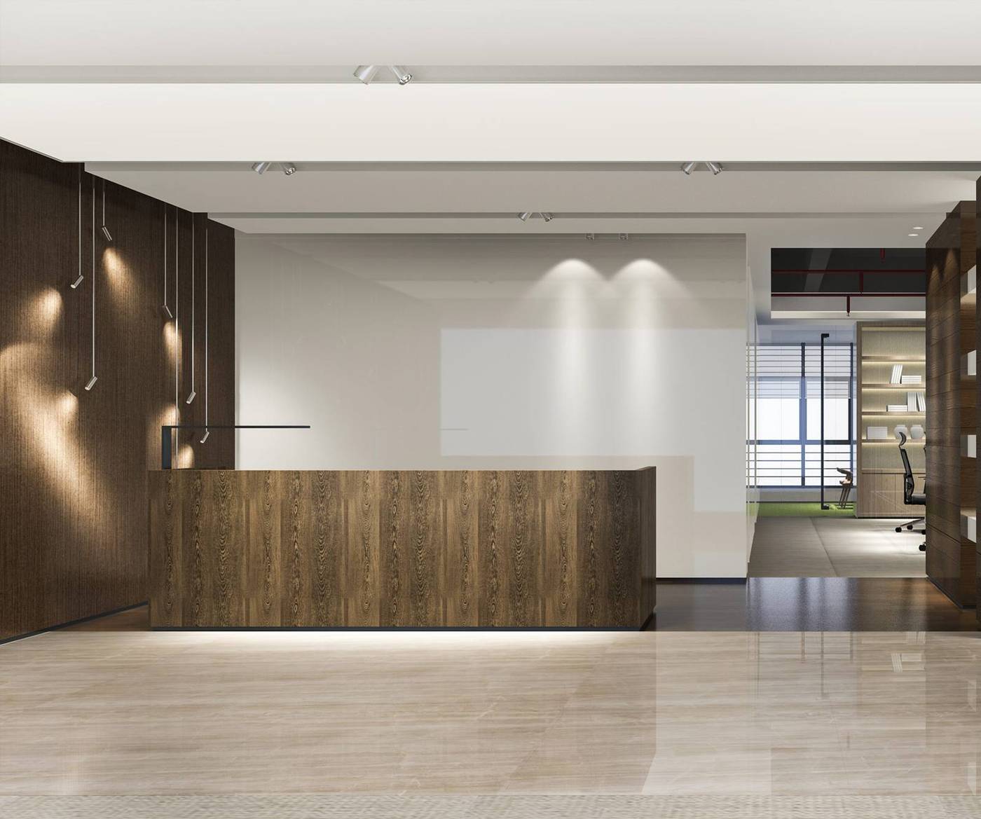 Reception counters, design 5