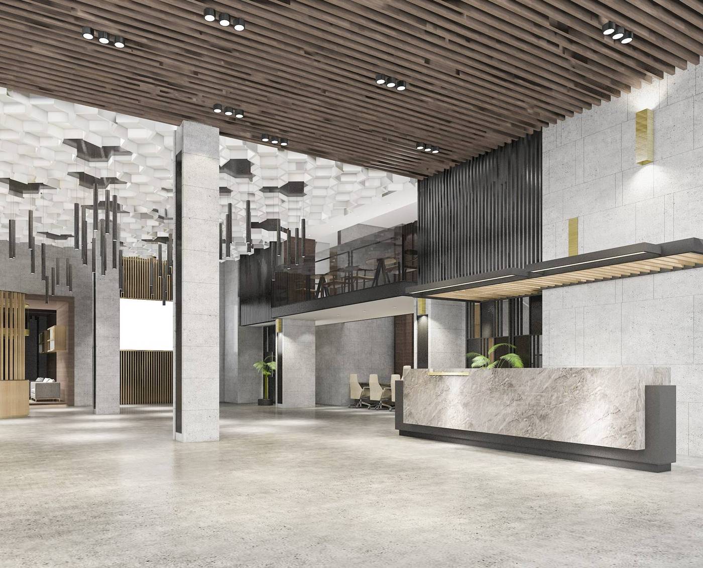 Reception counters, design 8
