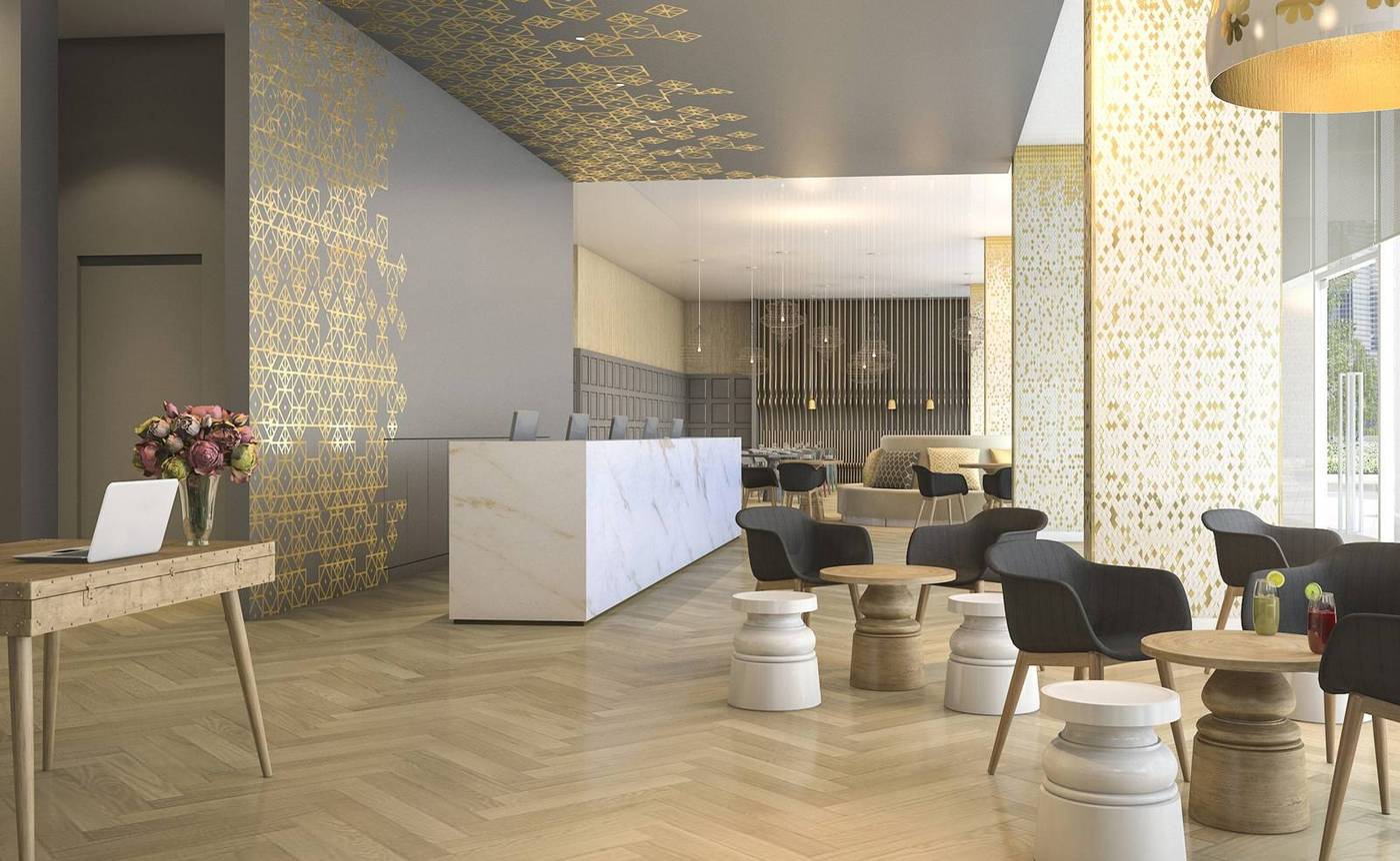 Reception counters, design 9
